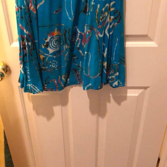 Blue batik print - Picture 2 of 2